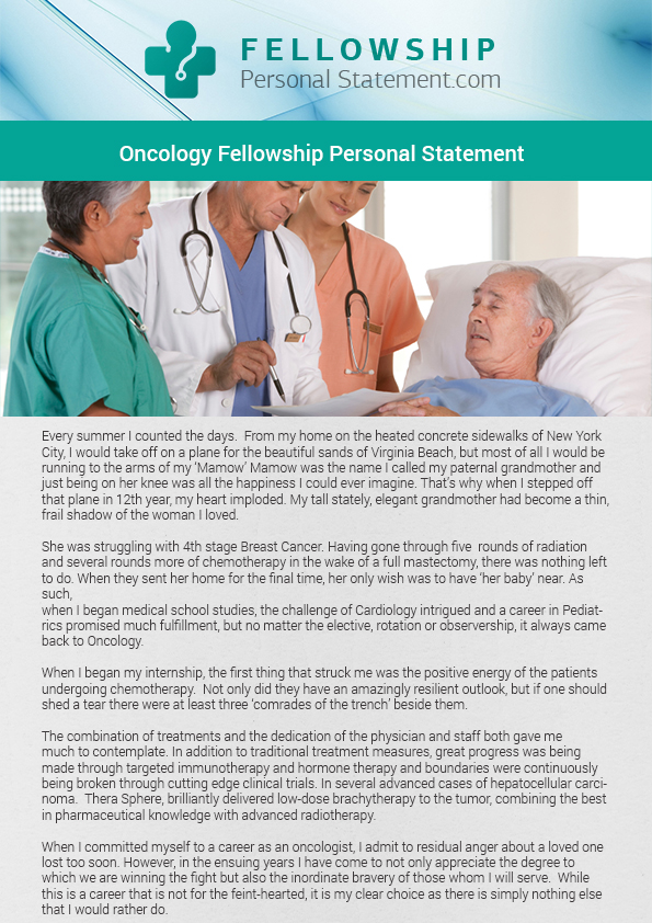 pediatric hematology oncology fellowship personal statement Competitiveness data including usmle and comlex scores, prerequisites and length of training for acgme- and aoa-accredited residency and fellowship. pediatric hematology oncology fellowship personal statement Competitiveness data including usmle and comlex scores, prerequisites and length of training for acgme- and aoa-accredited residency and fellowship.