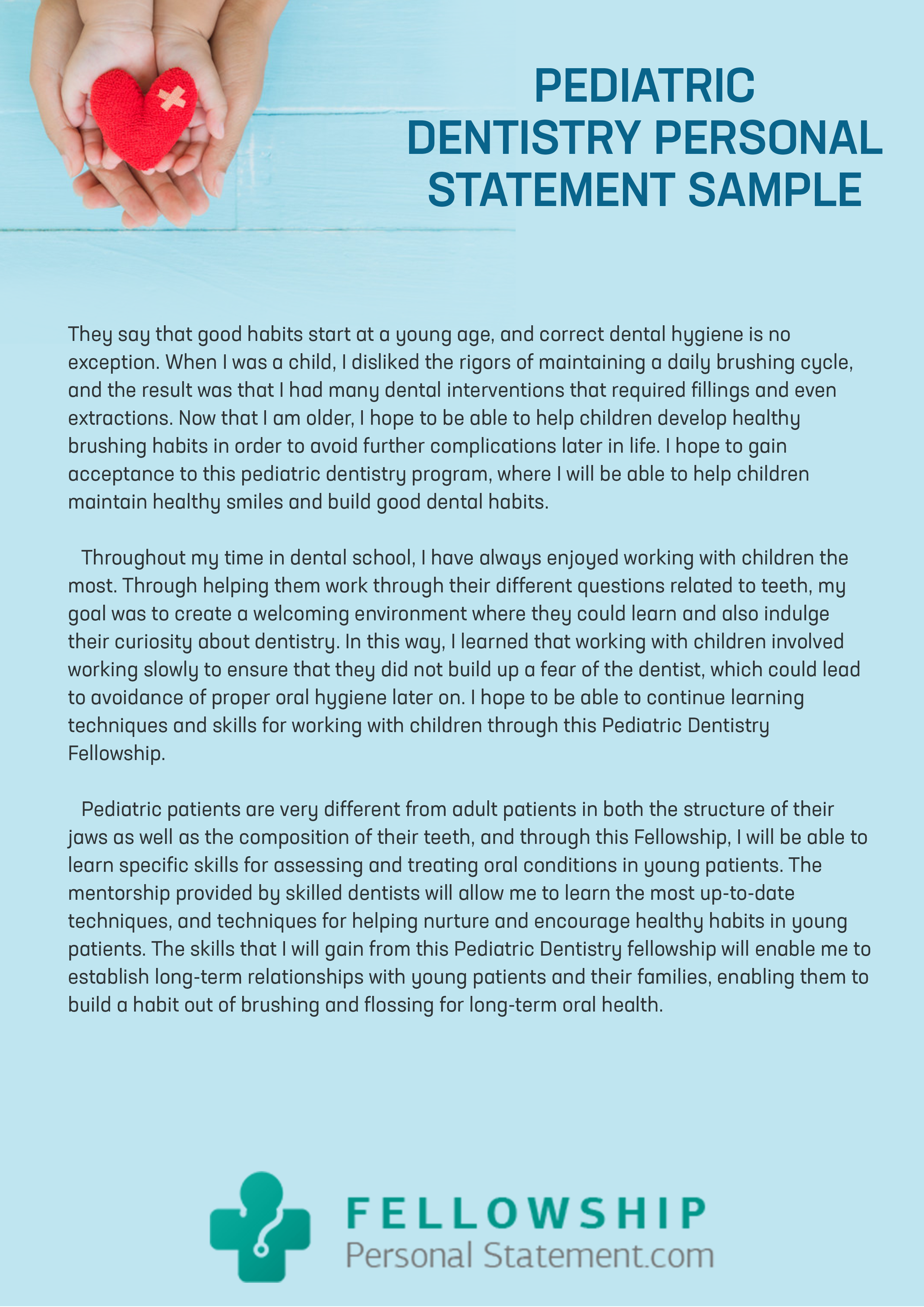 dental hygiene admission essay